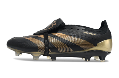 Adidas Predator Elite Foldover Tongue FG Firm Ground Soccer Cleats - Black/Gold