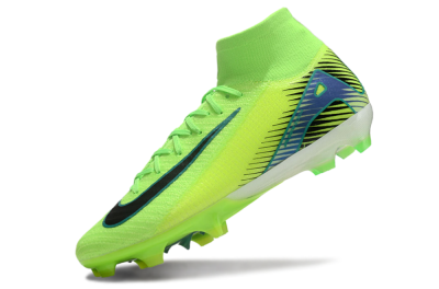 Nike Air Zoom Mercurial Superfly 10 Elite FG Firm Ground Soccer Cleats - Yellow/Black/Blue