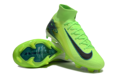 Nike Air Zoom Mercurial Superfly 10 Elite FG Firm Ground Soccer Cleats - Yellow/Black/Blue