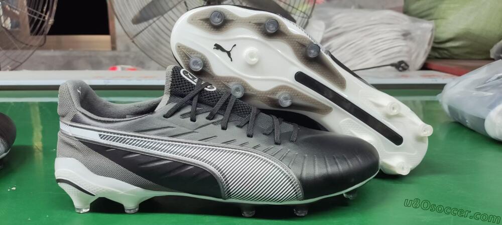 Puma Ultra Ultimate FG Firm Ground Soccer Cleats - Black/White/Grey