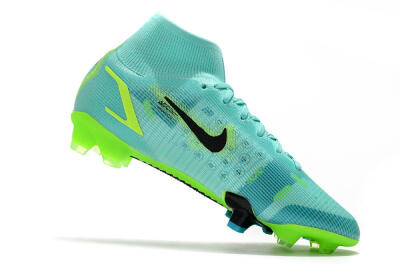Nike Mercurial Superfly 8 Elite FG Firm Ground Soccer Cleats - Jade/Black/Yellow
