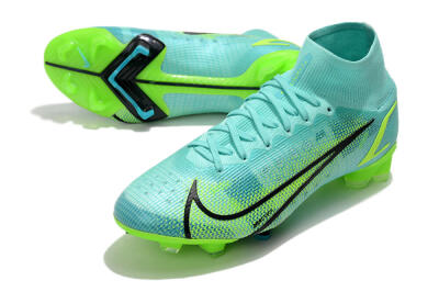 Nike Mercurial Superfly 8 Elite FG Firm Ground Soccer Cleats - Jade/Black/Yellow