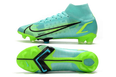 Nike Mercurial Superfly 8 Elite FG Firm Ground Soccer Cleats - Jade/Black/Yellow
