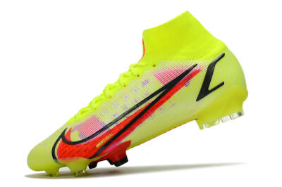 Nike Mercurial Superfly 8 Elite FG Firm Ground Soccer Cleats - Yellow/Black/Red