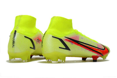 Nike Mercurial Superfly 8 Elite FG Firm Ground Soccer Cleats - Yellow/Black/Red
