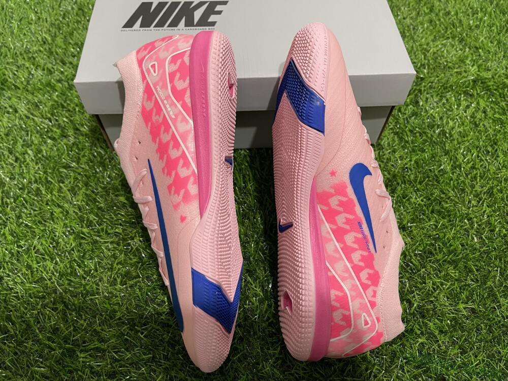 Nike Air Zoom Mercurial Vapor 16 Elite IC Indoor & Futsal Soccer Shoes - Pink/Blue/White