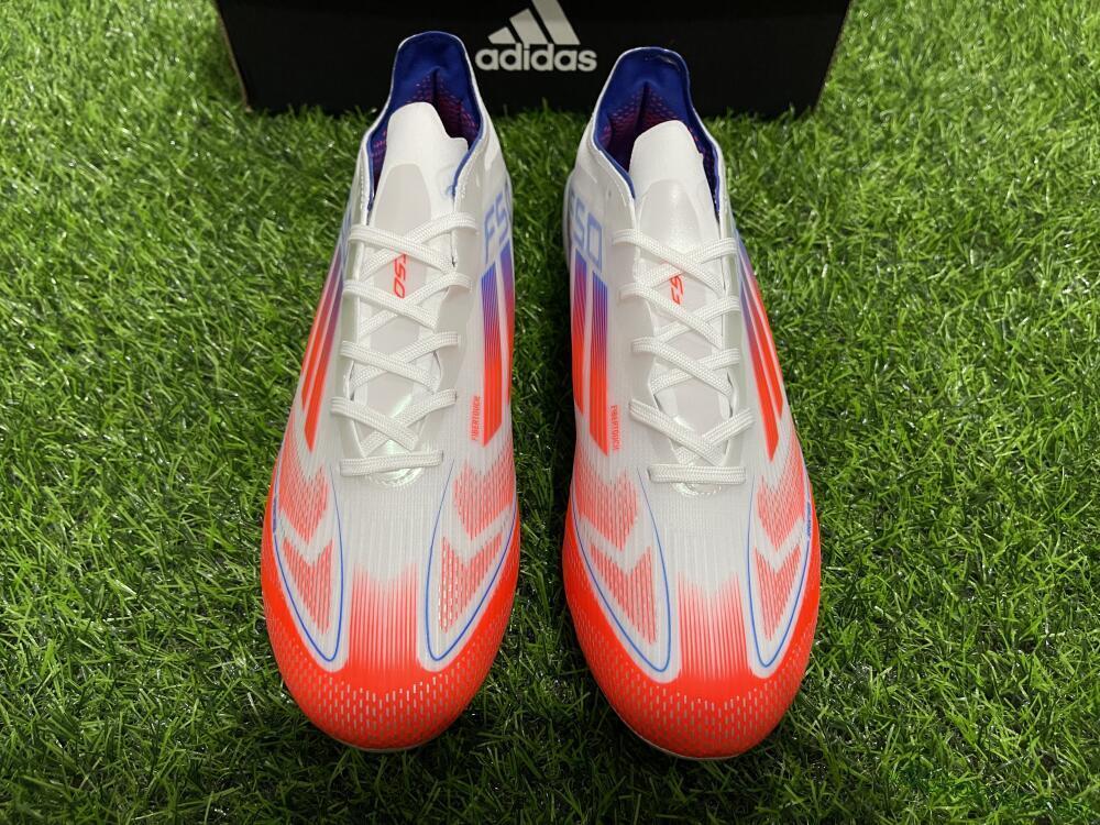 Adidas F50 Elite AG Artificial Grass Soccer Cleats - Red/White/Blue
