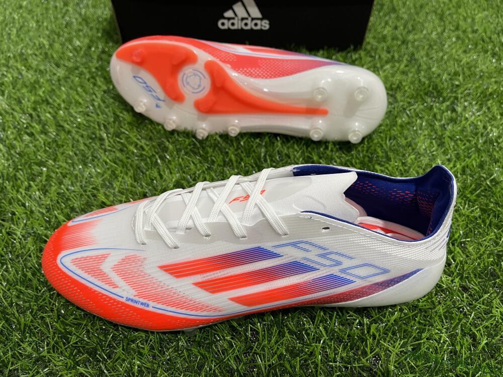 Adidas F50 Elite AG Artificial Grass Soccer Cleats - Red/White/Blue