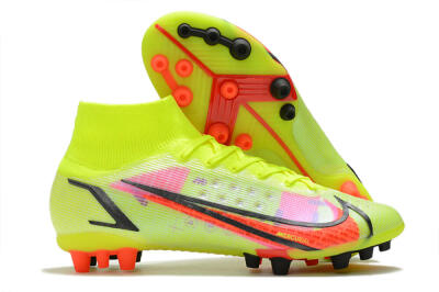 Nike Mercurial Superfly 8 Elite AG Artificial Grass Soccer Cleats - Yellow/Black/Red