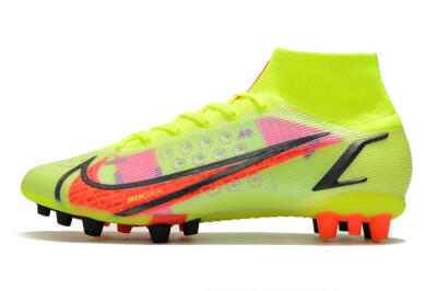 Nike Mercurial Superfly 8 Elite AG Artificial Grass Soccer Cleats - Yellow/Black/Red
