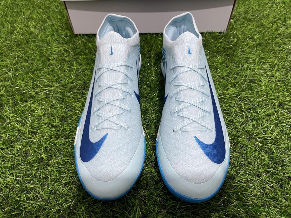 Nike Air Zoom Mercurial Vapor 16 Elite IC Indoor & Futsal Soccer Shoes - Jade/Blue/White