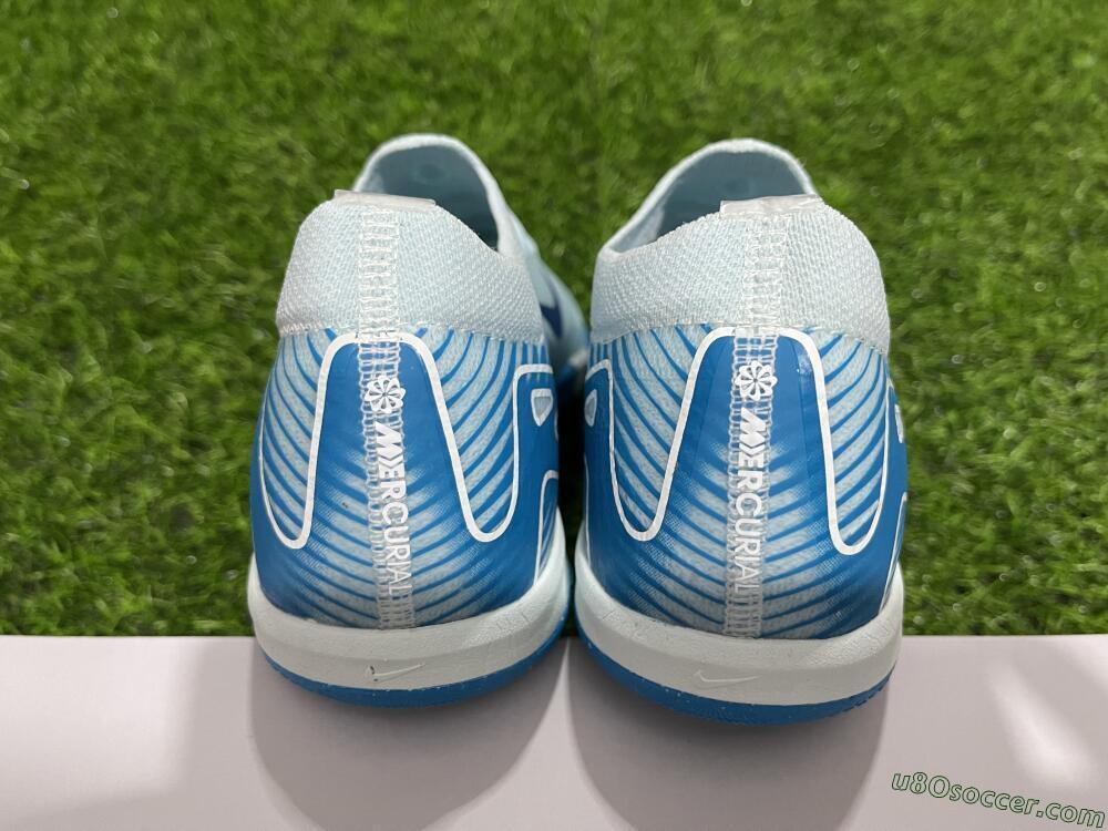 Nike Air Zoom Mercurial Vapor 16 Elite IC Indoor & Futsal Soccer Shoes - Jade/Blue/White