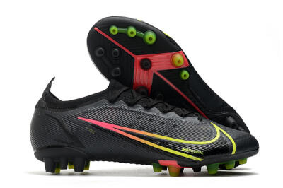 Nike Mercurial Vapor 14 Elite AG Artificial Grass Soccer Cleats - Black/Yellow/Pink