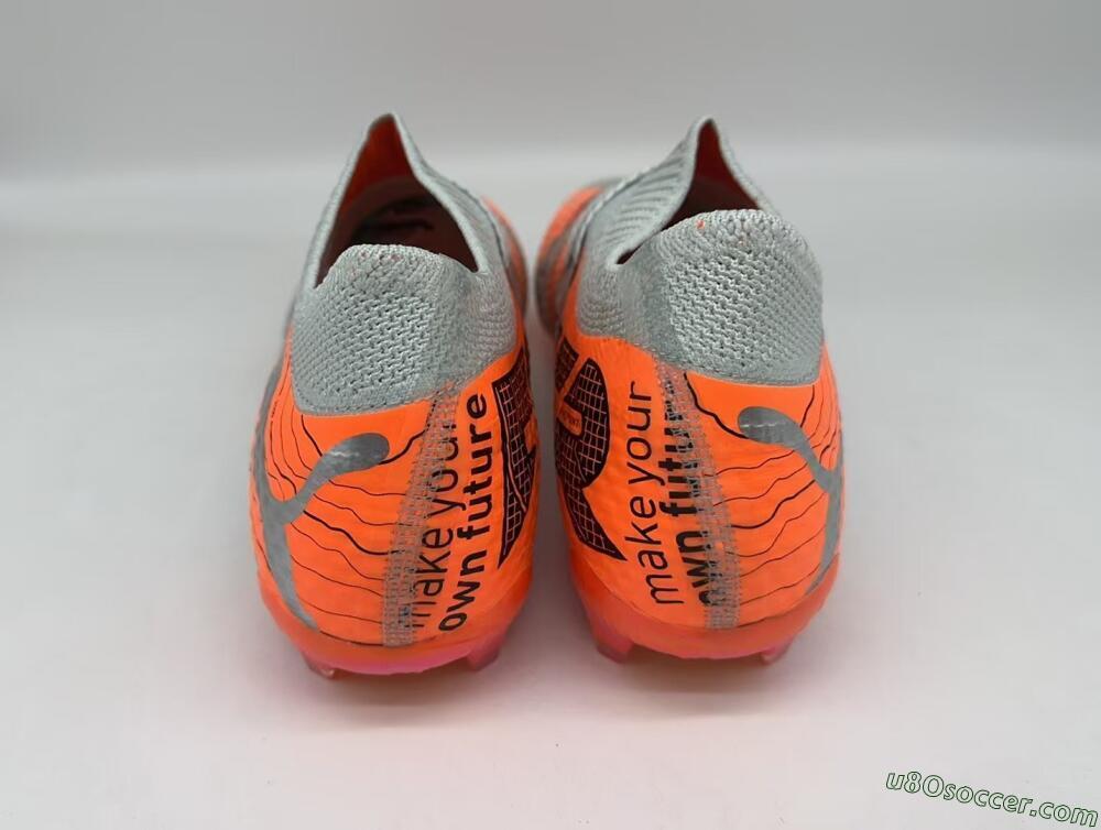 Puma Future Ultimate FG Firm Ground Soccer Cleats - Silver/Red/Pink