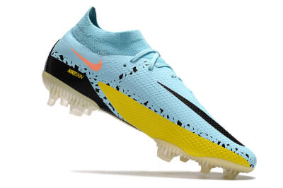 Nike Phantom GT2 DF Elite FG Firm Ground Soccer Cleats - Jade/Yellow/Pink