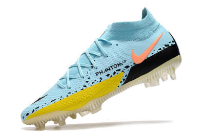 Nike Phantom GT2 DF Elite FG Firm Ground Soccer Cleats - Jade/Yellow/Pink