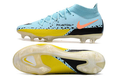Nike Phantom GT2 DF Elite FG Firm Ground Soccer Cleats - Jade/Yellow/Pink