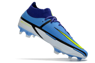 Nike Phantom GT2 DF Elite FG Firm Ground Soccer Cleats - Blue/Yellow/White
