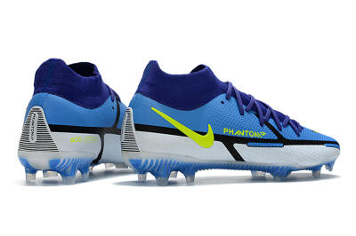 Nike Phantom GT2 DF Elite FG Firm Ground Soccer Cleats - Blue/Yellow/White