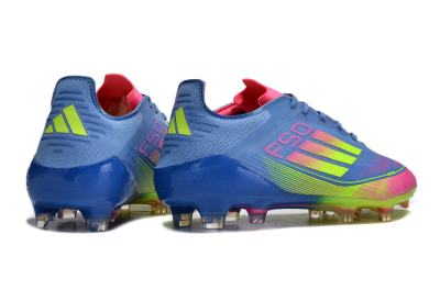 Adidas F50 Elite TF Artificial Turf Soccer Shoes - Blue/Pink/Yellow