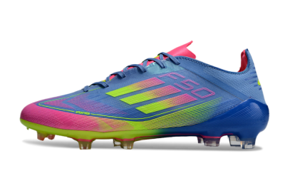 Adidas F50 Elite TF Artificial Turf Soccer Shoes - Blue/Pink/Yellow