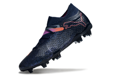 Puma Future Ultimate FG Firm Ground Soccer Cleats - Blue/Pink/Yellow