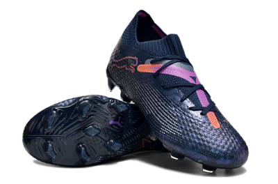 Puma Future Ultimate FG Firm Ground Soccer Cleats - Blue/Pink/Yellow