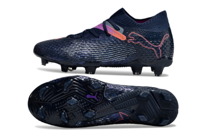 Puma Future Ultimate FG Firm Ground Soccer Cleats - Blue/Pink/Yellow