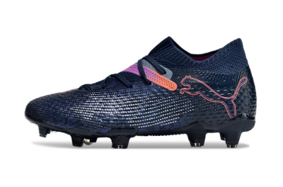 Puma Future Ultimate FG Firm Ground Soccer Cleats - Blue/Pink/Yellow