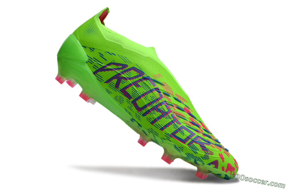 Adidas Predator Elite Laceless FG Firm Ground Soccer Cleats - Yellow/Red/Purple 4