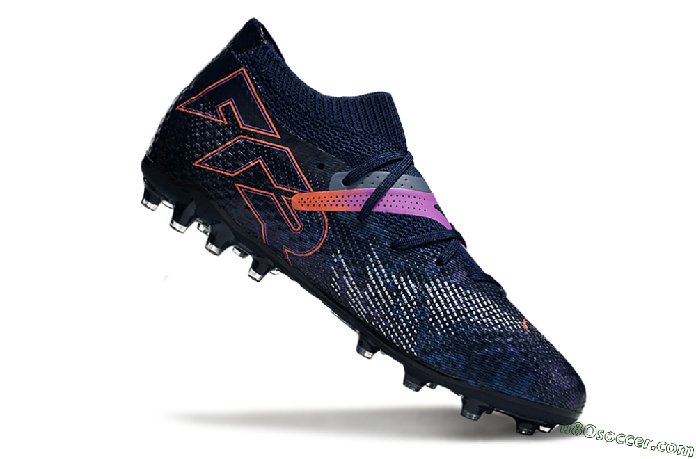 Puma Future Ultimate MG Multi Ground Soccer Cleats - Blue/Pink/Yellow 4