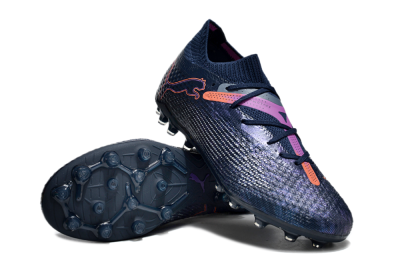 Puma Future Ultimate MG Multi Ground Soccer Cleats - Blue/Pink/Yellow