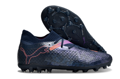 Puma Future Ultimate MG Multi Ground Soccer Cleats - Blue/Pink/Yellow