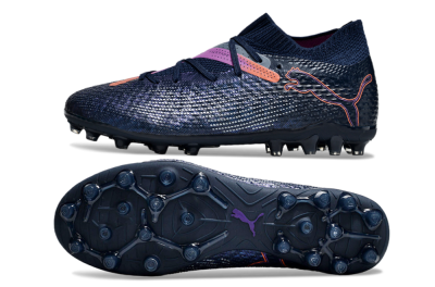 Puma Future Ultimate MG Multi Ground Soccer Cleats - Blue/Pink/Yellow