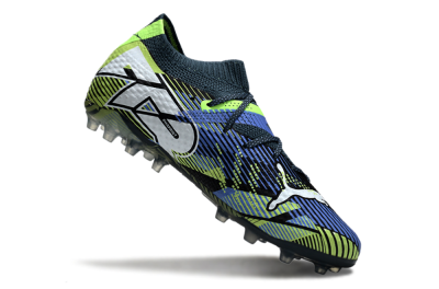 Puma Future Ultimate MG Multi Ground Soccer Cleats - Black/Blue/Yellow