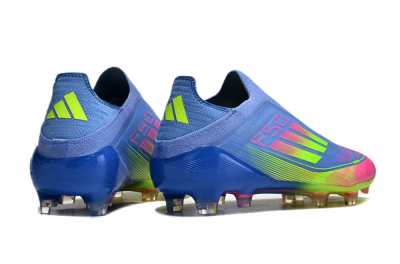 Adidas F50 Elite FG Firm Ground Soccer Cleats - Blue/Pink/Yellow