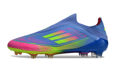 Adidas F50 Elite FG Firm Ground Soccer Cleats - Blue/Pink/Yellow