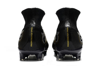 Nike Mercurial Superfly 8 Elite FG Firm Ground Soccer Cleats - Black/Gold/Silver