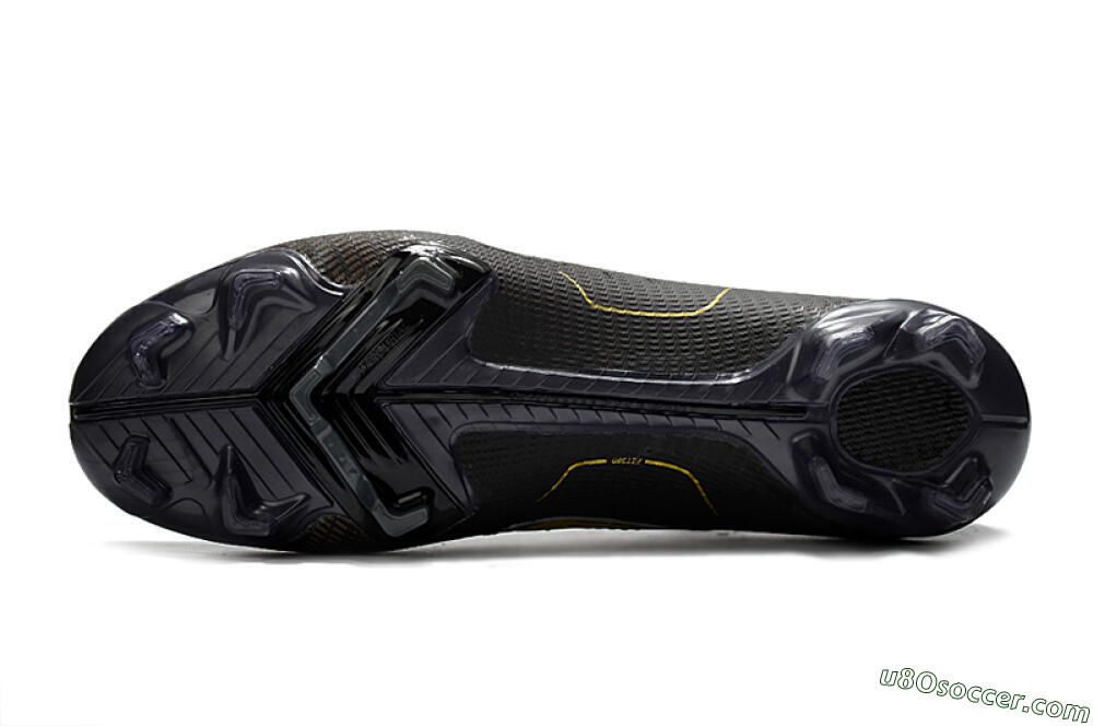 Nike Mercurial Superfly 8 Elite FG Firm Ground Soccer Cleats - Black/Gold/Silver 6