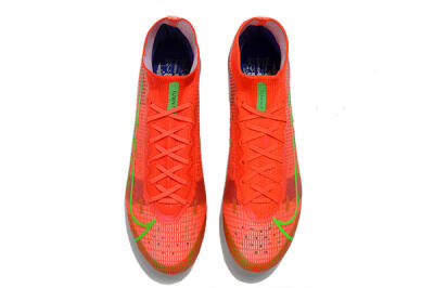 Nike Mercurial Superfly 8 Elite AG Artificial Grass Soccer Cleats - Red/Yellow/Silver