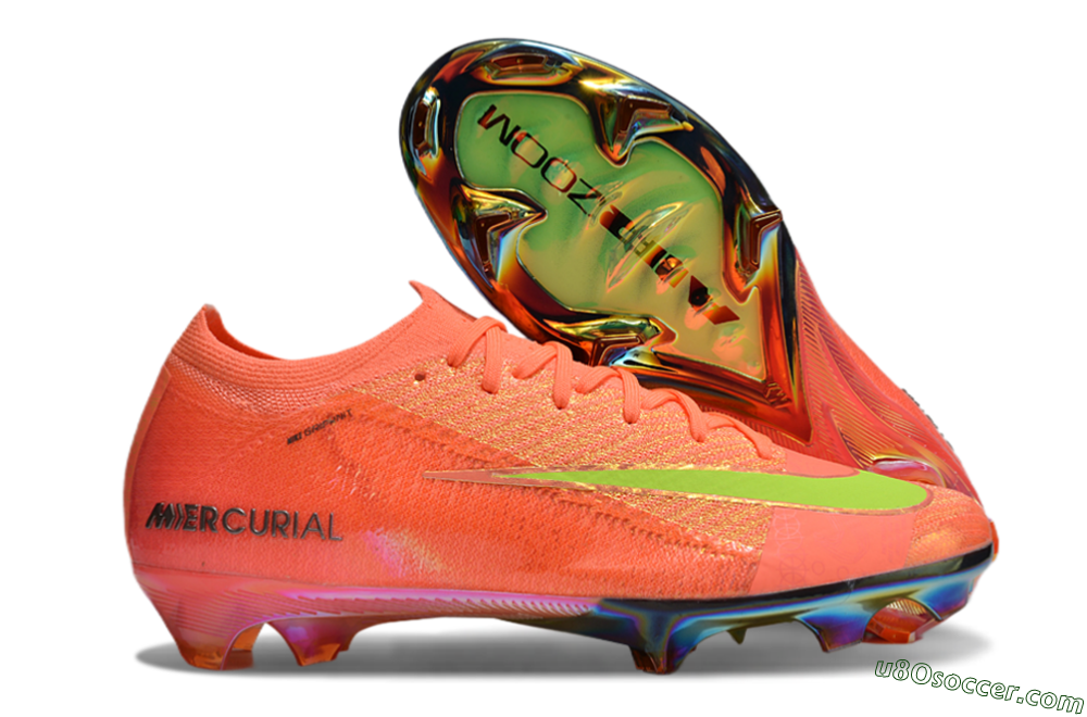 Nike Air Zoom Mercurial Vapor 16 Elite FG Firm Ground Soccer Cleats - Orange/Yellow/Black 1