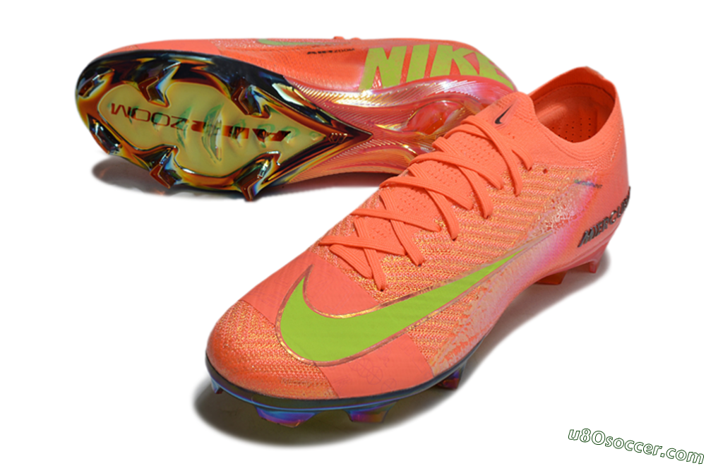 Nike Air Zoom Mercurial Vapor 16 Elite FG Firm Ground Soccer Cleats - Orange/Yellow/Black 3
