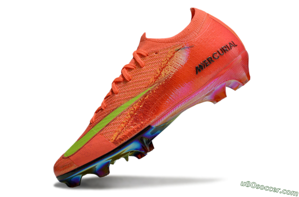 Nike Air Zoom Mercurial Vapor 16 Elite FG Firm Ground Soccer Cleats - Orange/Yellow/Black 4