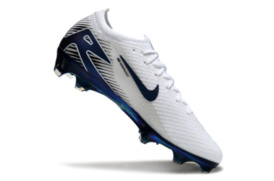 Nike Air Zoom Mercurial Vapor 16 Elite FG Firm Ground Soccer Cleats - White/Blue/Gold