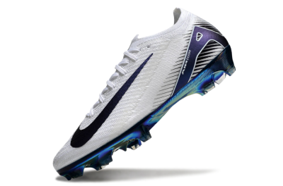 Nike Air Zoom Mercurial Vapor 16 Elite FG Firm Ground Soccer Cleats - White/Blue/Gold