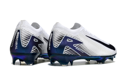 Nike Air Zoom Mercurial Vapor 16 Elite FG Firm Ground Soccer Cleats - White/Blue/Gold