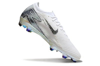 Nike Air Zoom Mercurial Vapor 16 Elite FG Firm Ground Soccer Cleats - White/Black/Grey