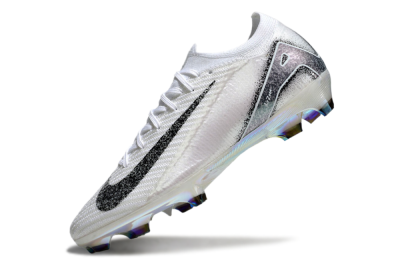 Nike Air Zoom Mercurial Vapor 16 Elite FG Firm Ground Soccer Cleats - White/Black/Grey