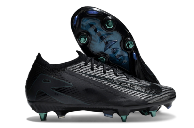 Nike Air Zoom Mercurial Vapor 16 Elite SG Soft Ground Soccer Cleats - Black/Silver/Blue