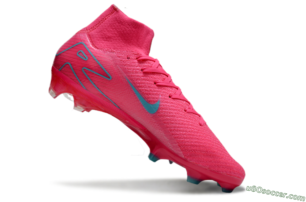 Nike Air Zoom Mercurial Superfly 16 Elite FG Firm Ground Soccer Cleats - Pink/Mint 2